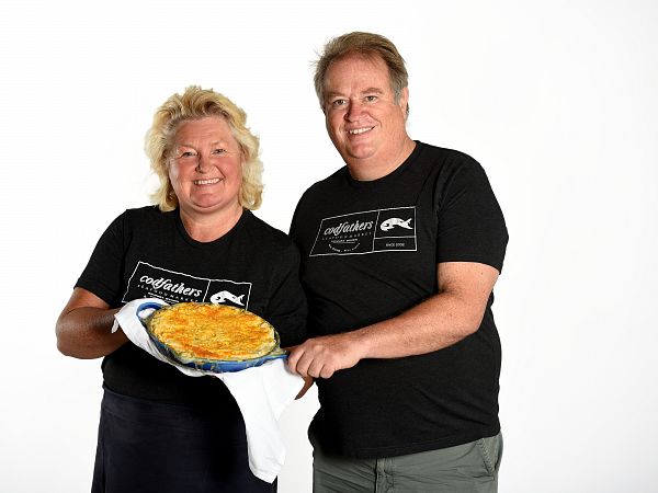 Captain Jeff's Fish Pie made by Anne Marie & Jon Crofts